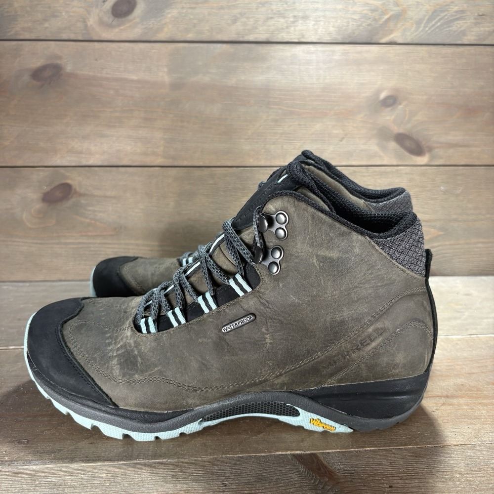 merrell siren traveler 3 womens size 9.5 shoes brown leather hiking boots